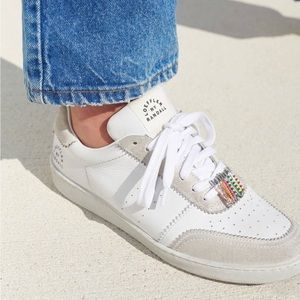 Loeffler Randall sneaker with beading embellishments